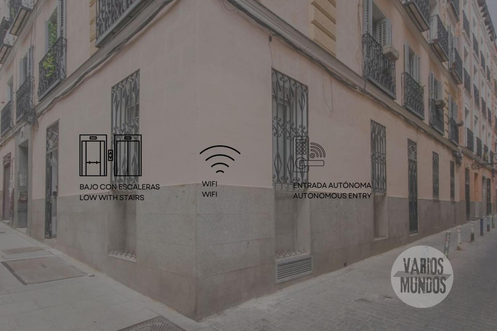 Bajo Duplex 7Pax A 5 Min De Gran Via-Malasana Madrid Buitenkant foto